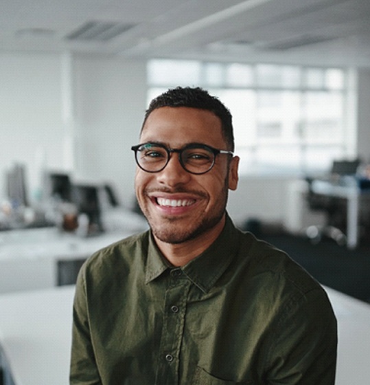 smiling business person