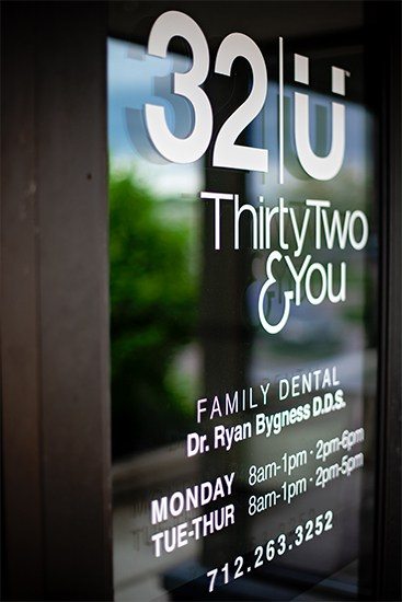 32 & You dental office eentrance
