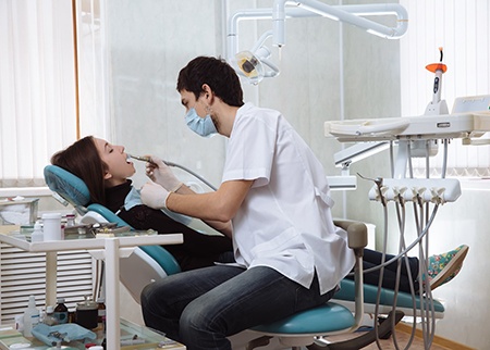 Smiling man with good dental health